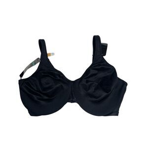 Bali DF3385 black underwire minimizer bra 34DD
